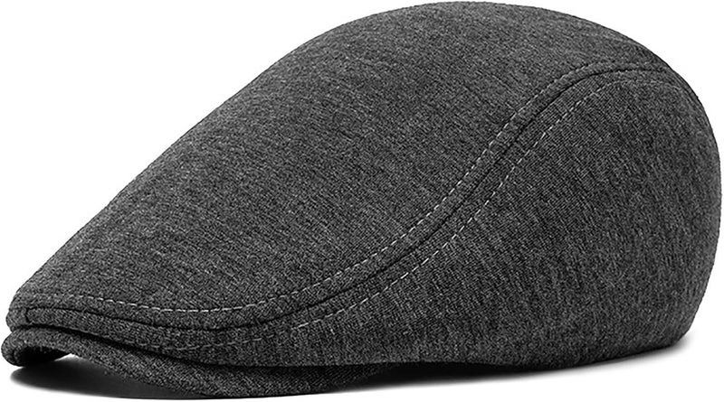 Xinveen Men's Newsboy Hat Adjustable Beret Ivy Cap Irish Cabbie Driving Hunting Hats - Image 1